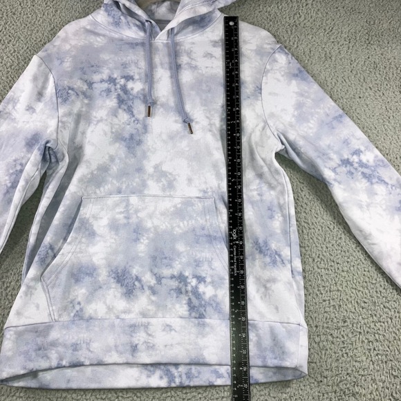 Old Navy Tie Dye Hoodie Men Medium Fleece Sweatshirt Pullover Casual Preppy NWT - Picture 5 of 14
